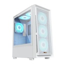 PC POWER PP-GS2404V3 MESH WH CRYSTAL GLASS V3 ATX GAMING (4 X ARGB FAN)6